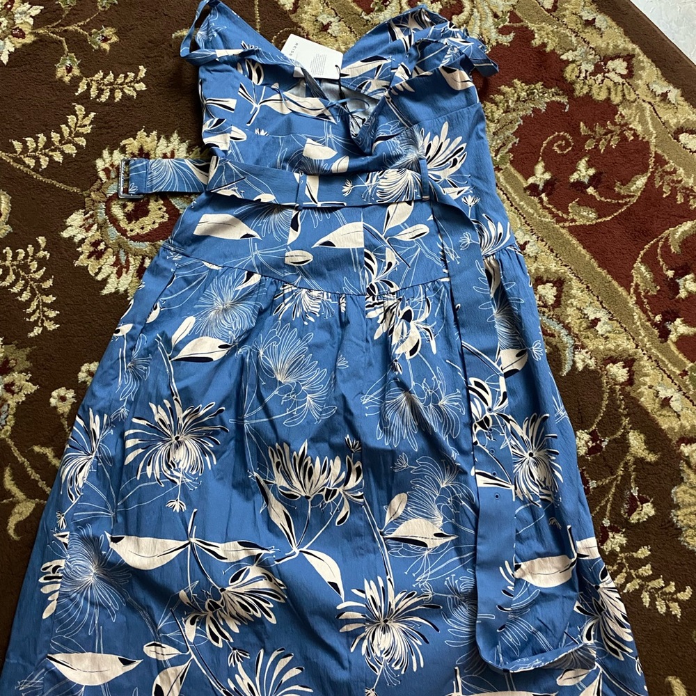 NWT Reiss strap Fit and Flare Dress size US 14 EU 44